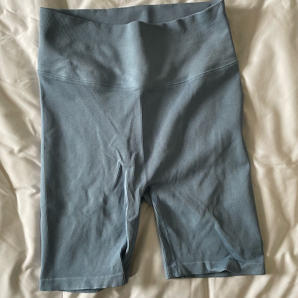 Blue j crew biker shorts